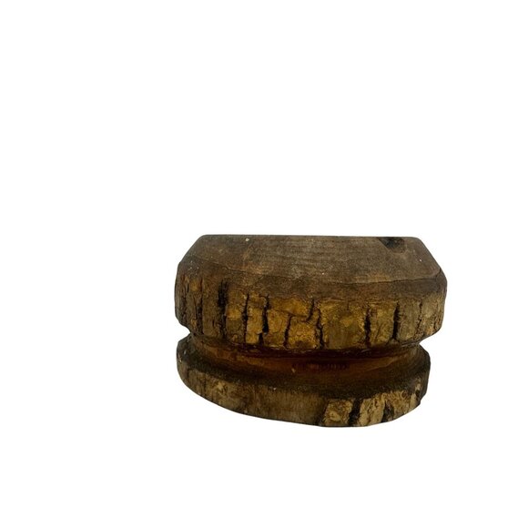 Vintage Wooden Architectural Salvage Carved Rustic Finial Furniture Accent - Picture 2 of 9